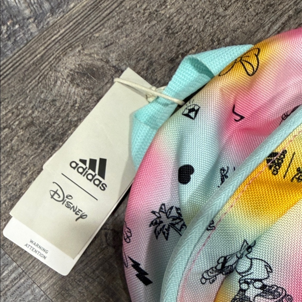 Disney adidas Kids Backpack - Pink and Aqua - Picture 2 of 7